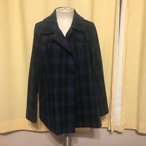 Old Navy Maternity M Pea Coat Navy Blue and Black